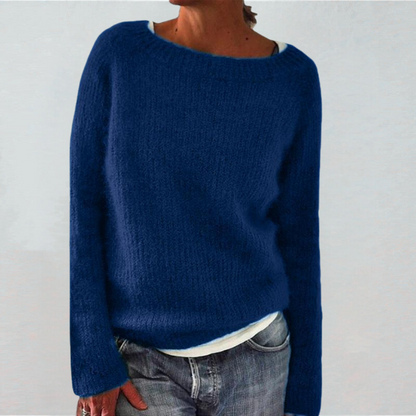 Pull classique femme – Pull en laine doux, coupe ajustée et élégant pour l'hiver