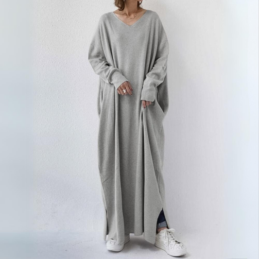 Robe longue femme – Robe élégante fluide pour cérémonie et été chic