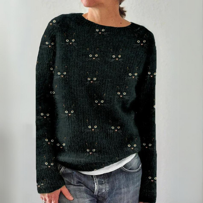 Pull confortable femme – Pull en laine doux et chaud pour l'hiver élégant