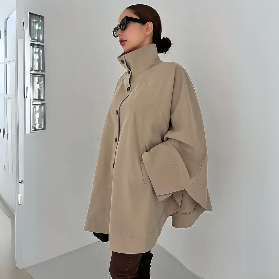 Manteau élégant femme – Manteau chic en laine pour hiver et soirée