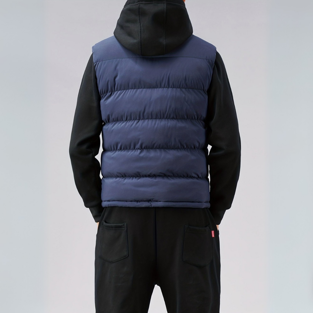 Gilet matelassé homme – Veste chaude et élégante en duvet pour hiver