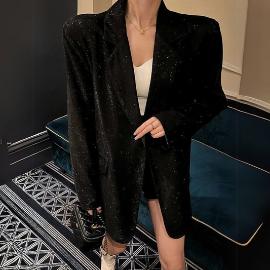 Women's Blazer – Elegant Lightweight Jacket for Office and Evening Wear