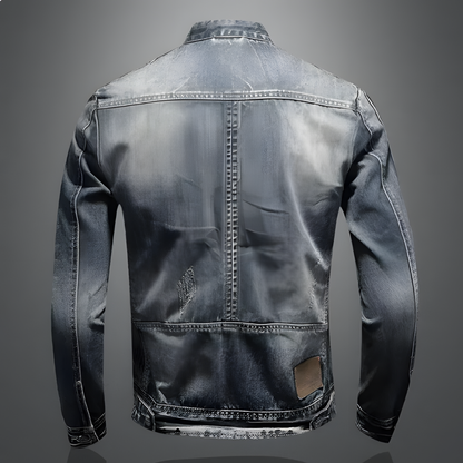 Veste en denim homme – Veste rétro style vintage pour look décontracté