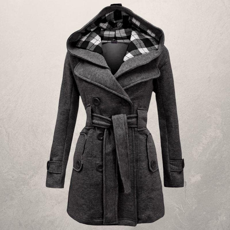 Manteau femme chic – Manteau élégant en laine pour automne hiver