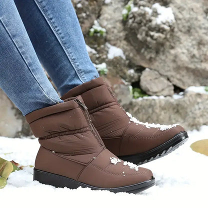 Bottes confortables femme – Bottes en cuir douces et élégantes pour l'hiver