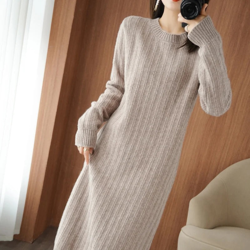 Robe en tricot femme – Robe élégante et confortable pour toutes occasions