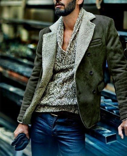 Veste rétro classique homme – Veste élégante en coton pour look vintage chic