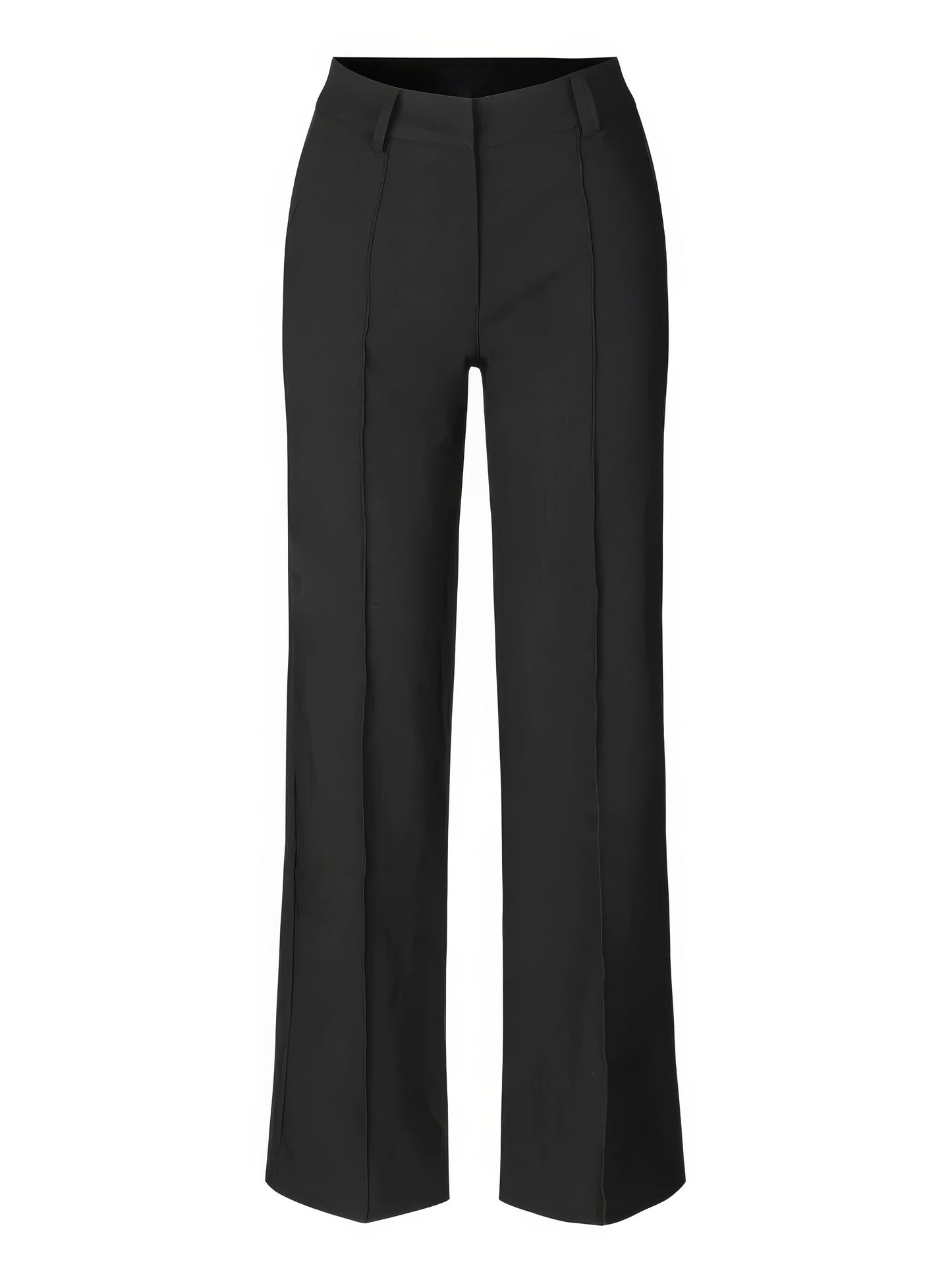 Pantalons taille haute femme – Pantalon chic en coton, coupe élégante et confortable