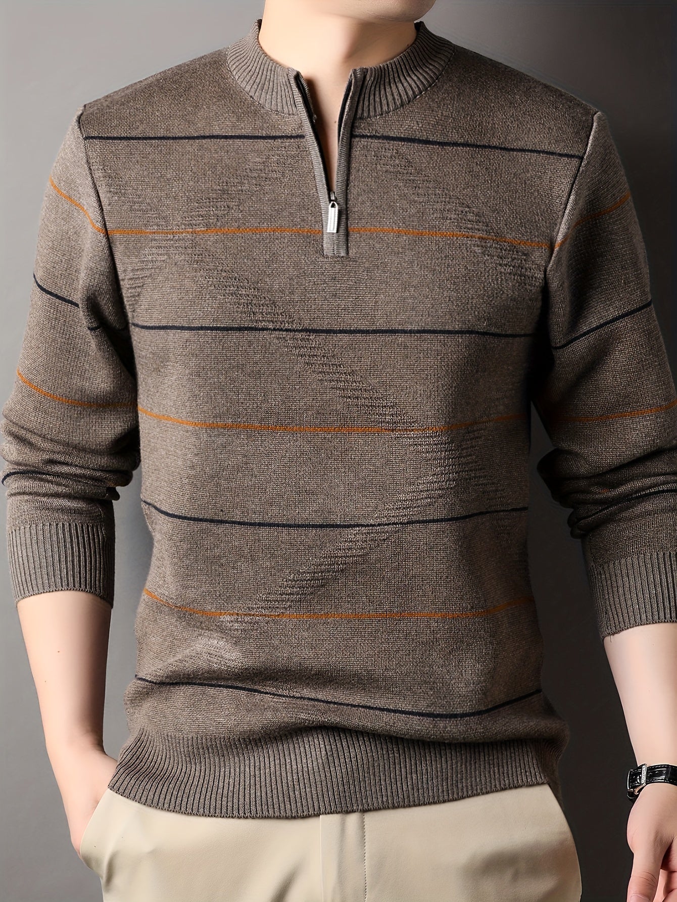 Pull classique homme – Pull en laine doux et confortable pour toutes occasions