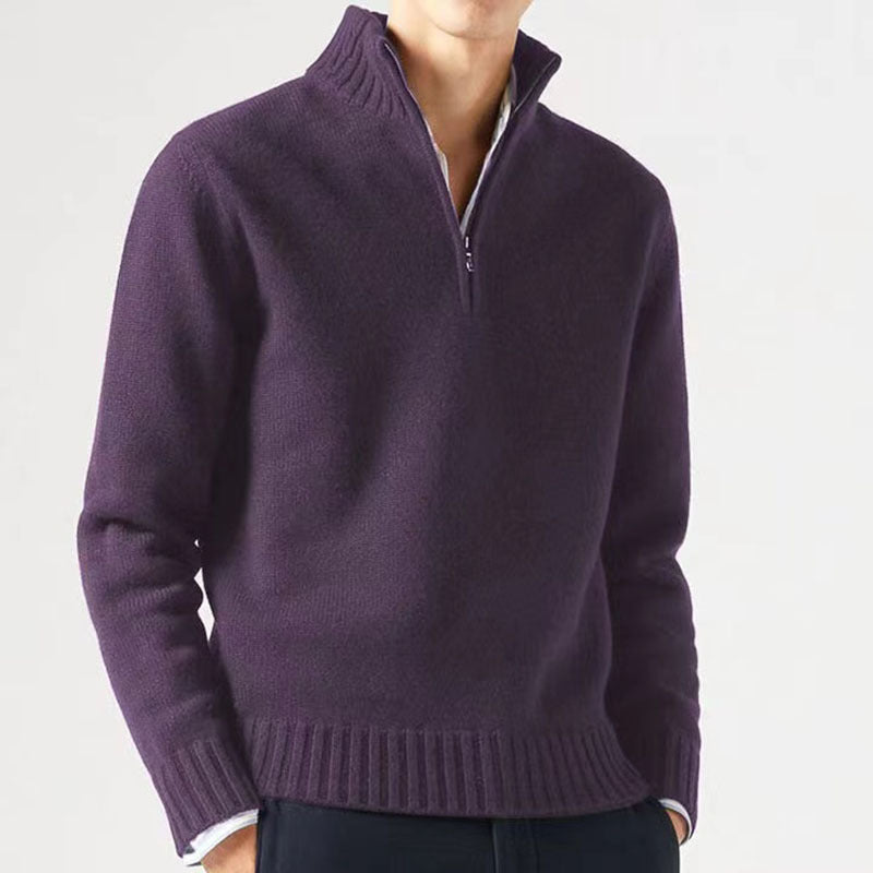 Pull en tricot décontracté homme – Pull léger et confortable pour casual chic