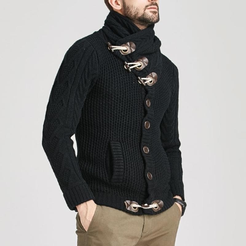 Veste en tricot homme – Veste élégante en laine pour occasions formelles et décontractées