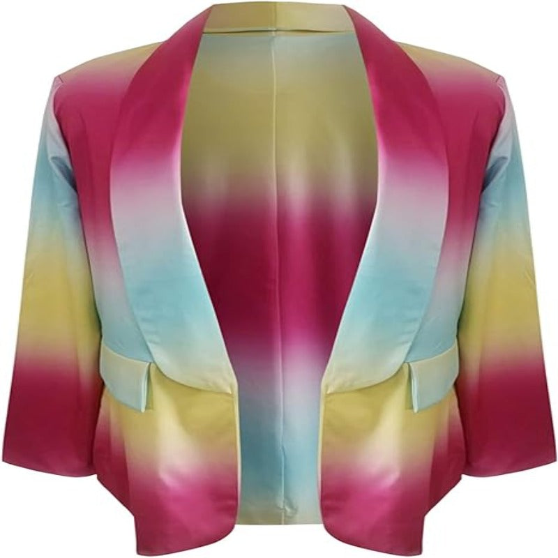 Blazer femme à manches longues – Veste élégante en tissu léger pour toutes occasions