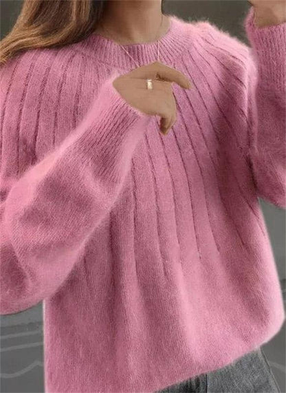 Pull confortable femme – Pull doux et élégant en tricot pour toutes occasions