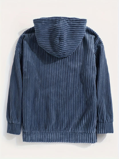 Pull douillet homme – Sweat à capuche chaud en polaire pour hiver élégant