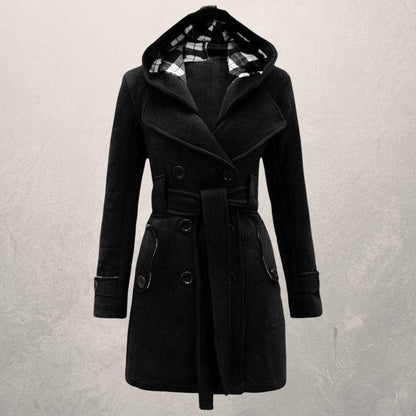 Manteau femme chic – Manteau élégant en laine pour automne hiver