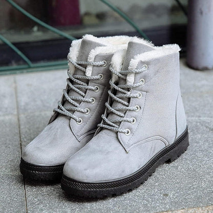 Bottes de neige femme – Bottes chaudes et tendance imperméables pour hiver