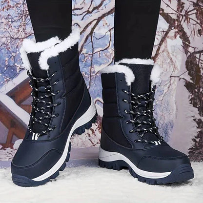 Bottes d'hiver imperméables femme – Chaussures chaudes et confortables pour neige