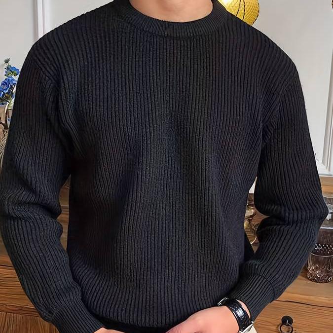 Pull classique homme – Pull en laine doux et confortable pour toutes occasions