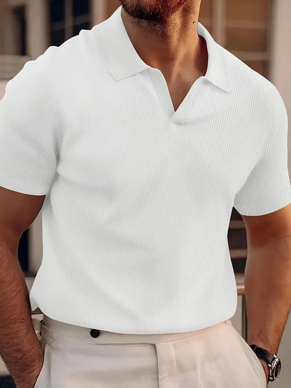 Poloshirt homme – T-shirt polo classique en coton, coupe moderne et confortable