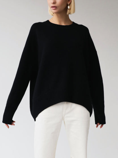 Pull à la mode pour femmes - Pull élégant en laine doux et confortable pour l'hiver