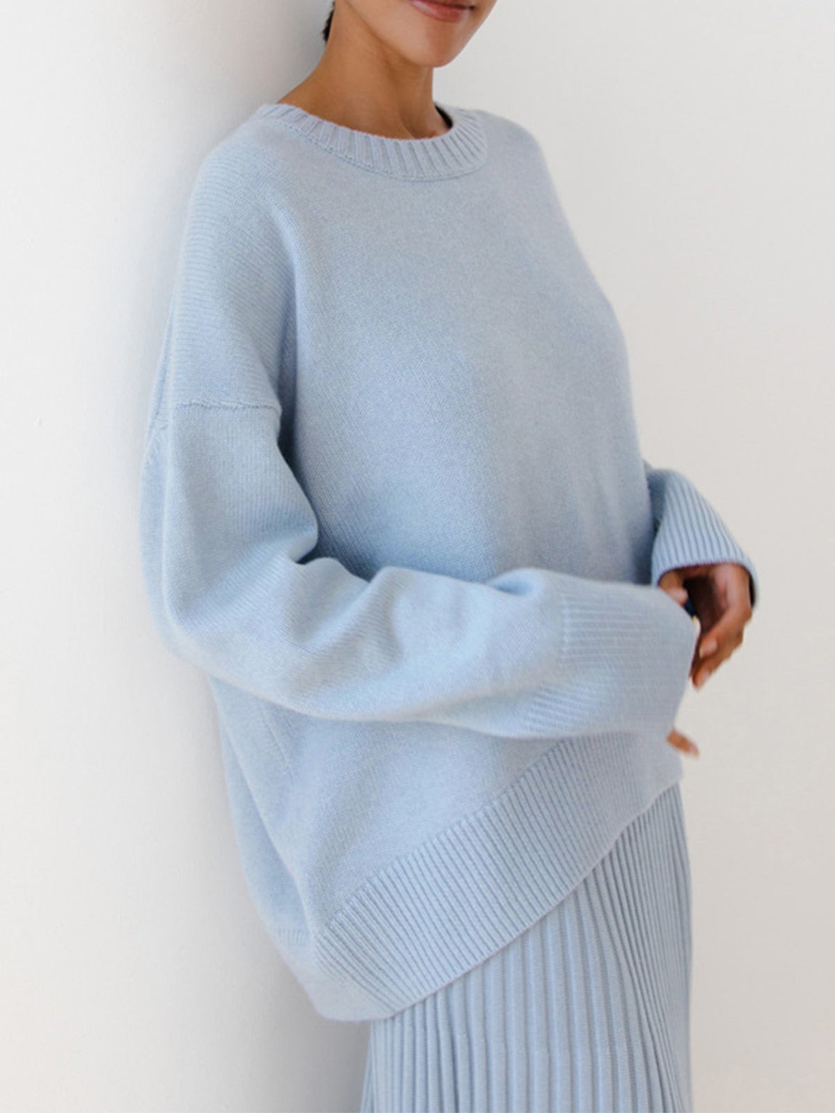 Pull à la mode pour femmes - Pull élégant en laine doux et confortable pour l'hiver