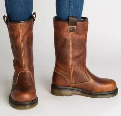 Bottes pour femmes – Belles bottes en cuir élégantes et confortables