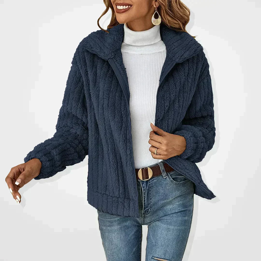 Veste élégante femme – Veste chic en tissu léger pour soirée et bureau