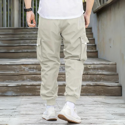 Pantalons cargo homme – Pantalon pratique en coton avec poches et coupe décontractée