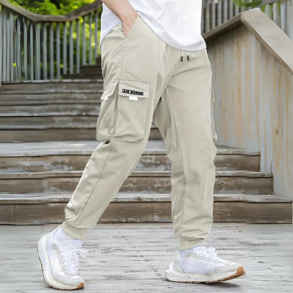 Pantalons cargo homme – Pantalon pratique en coton avec poches et coupe décontractée