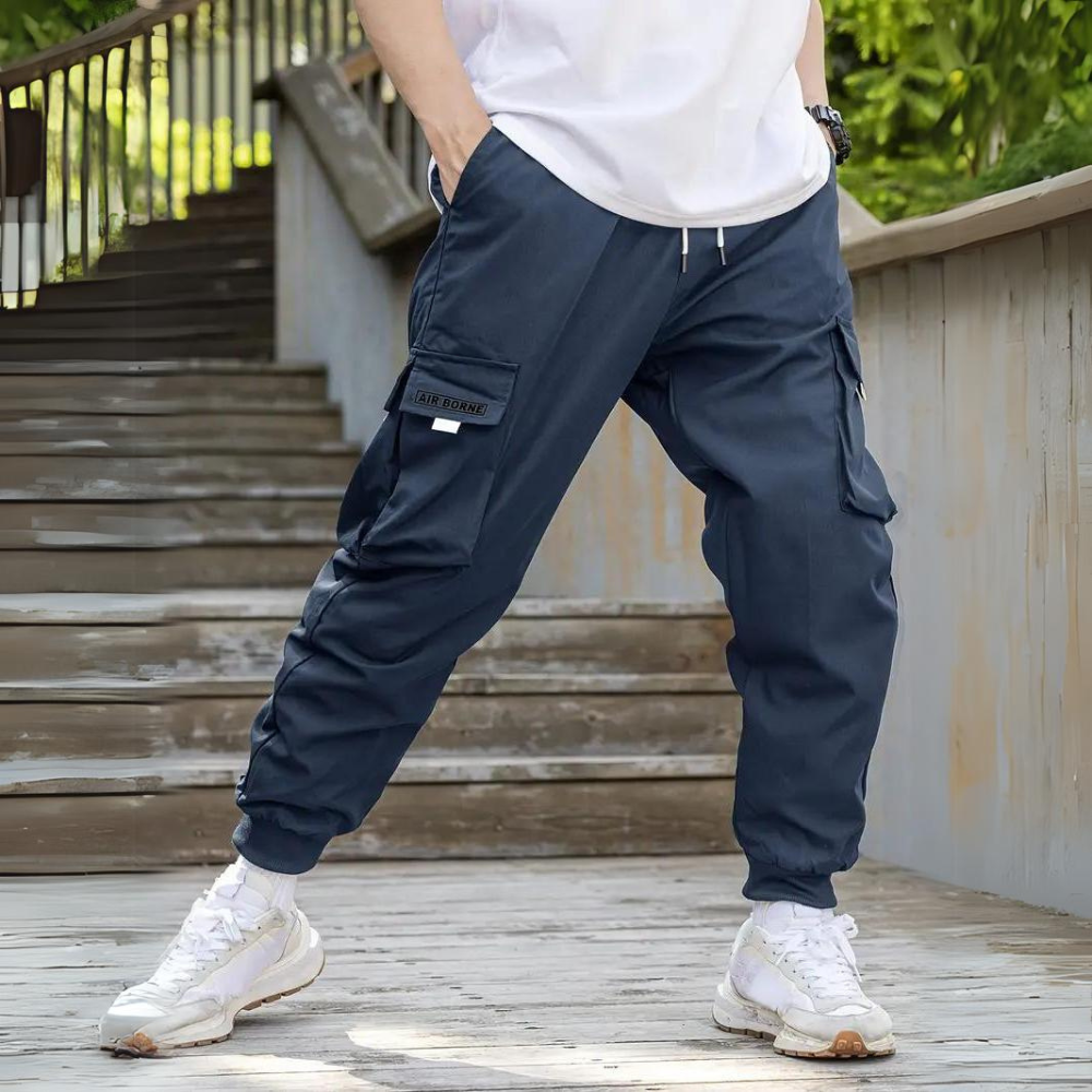 Pantalons cargo homme – Pantalon pratique en coton avec poches et coupe décontractée