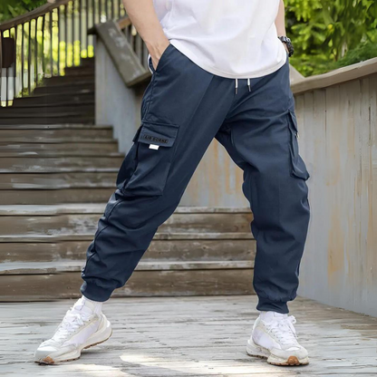 Pantalons cargo homme – Pantalon pratique en coton avec poches et coupe décontractée