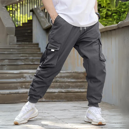 Pantalons cargo homme – Pantalon pratique en coton avec poches et coupe décontractée