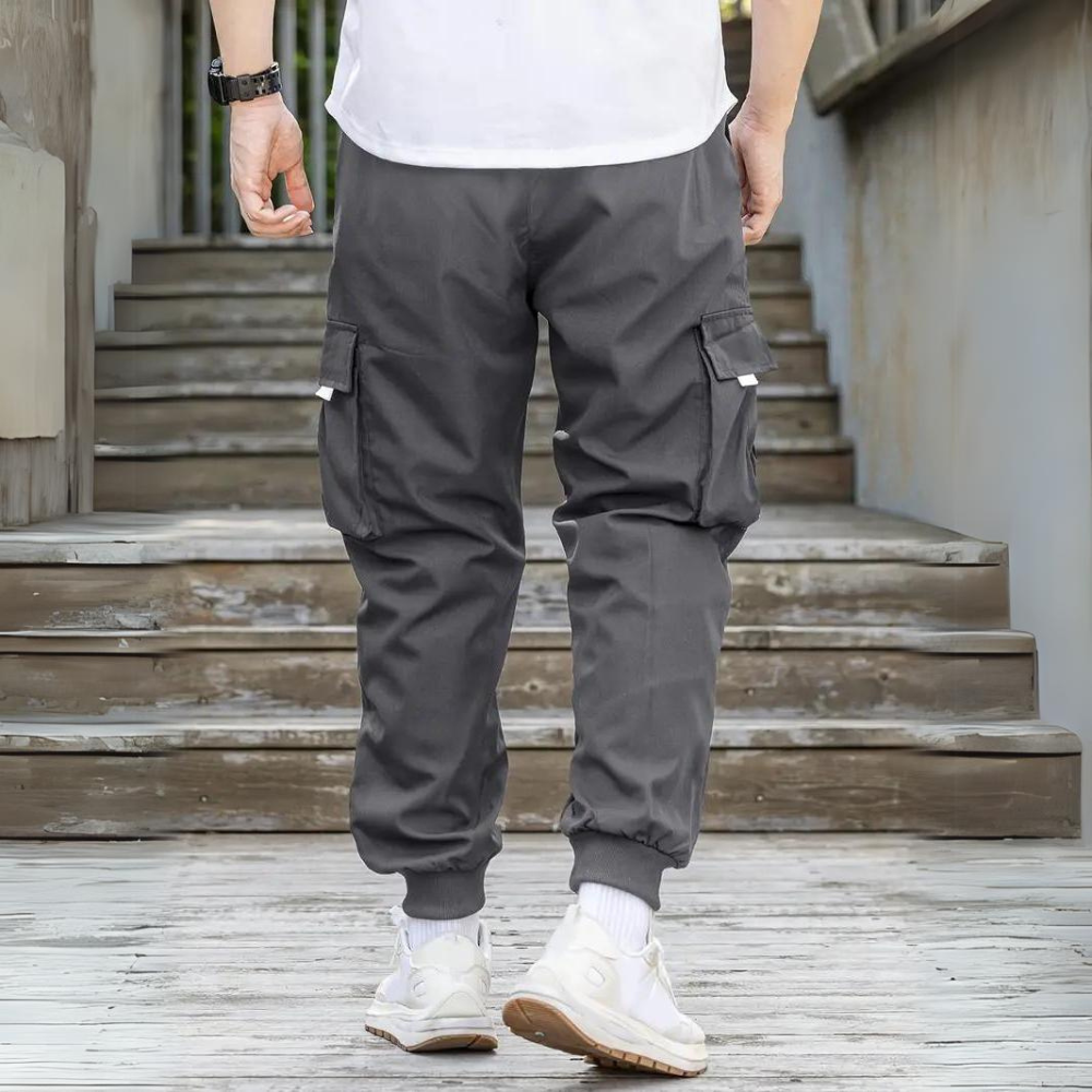 Pantalons cargo homme – Pantalon pratique en coton avec poches et coupe décontractée