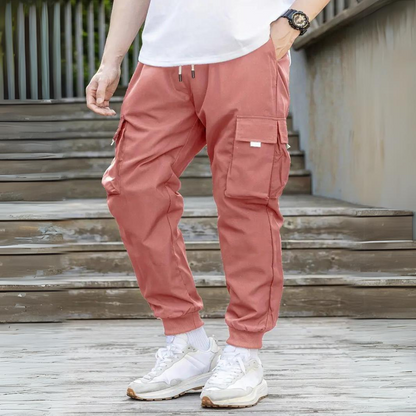 Pantalons cargo homme – Pantalon pratique en coton avec poches et coupe décontractée