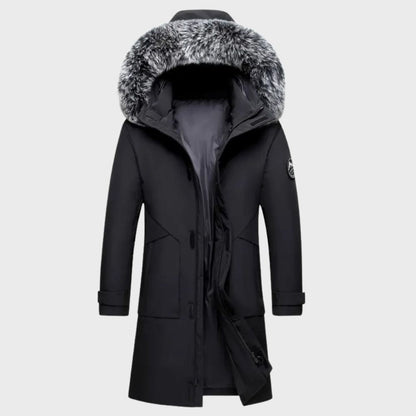 Manteau d'hiver homme – Veste chaude en laine avec capuche et style moderne