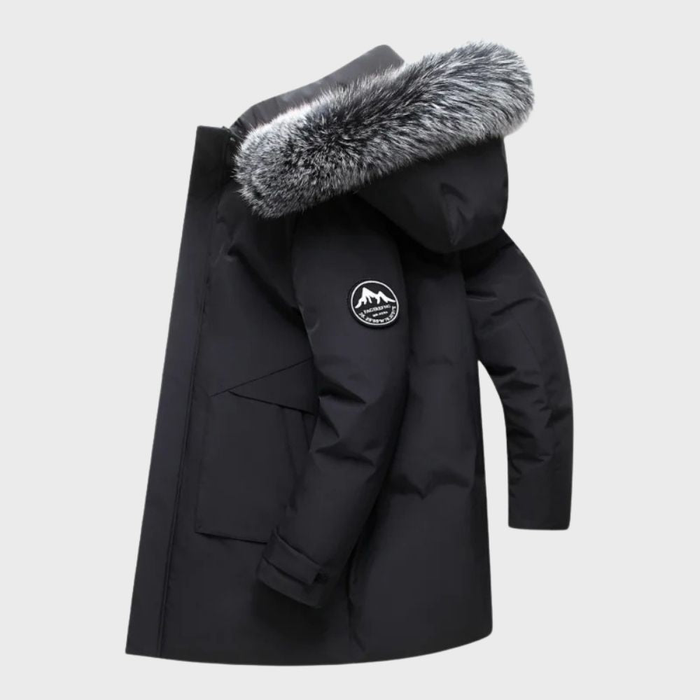 Manteau d'hiver homme – Veste chaude en laine avec capuche et style moderne