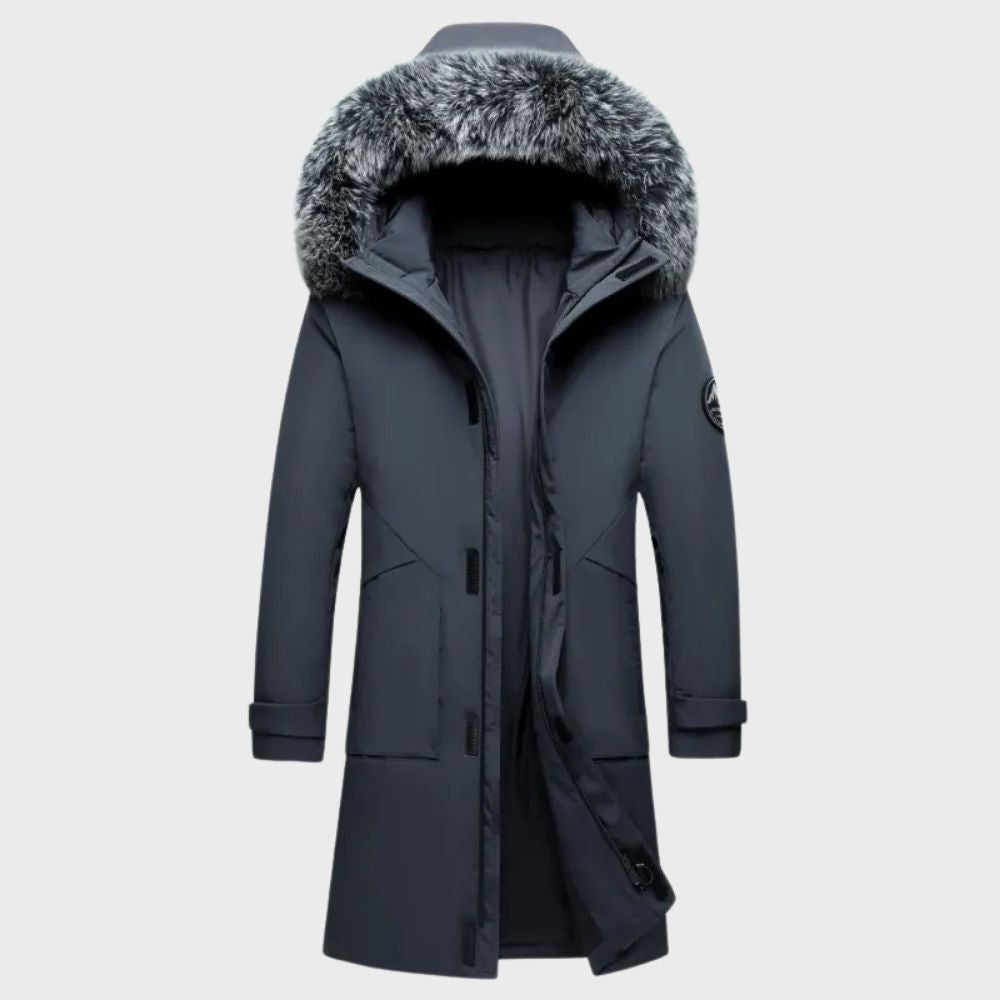 Manteau d'hiver homme – Veste chaude en laine avec capuche et style moderne