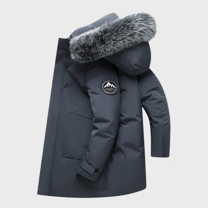 Manteau d'hiver homme – Veste chaude en laine avec capuche et style moderne