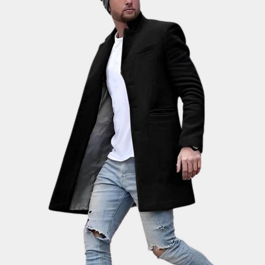 Manteau classique homme – Veste élégante en laine pour hiver et soirée