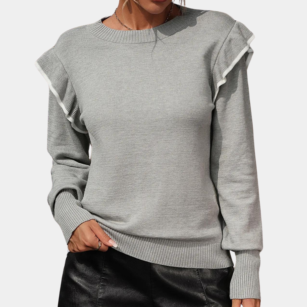 Pull femme tendance – Pull en laine doux et élégant pour hiver