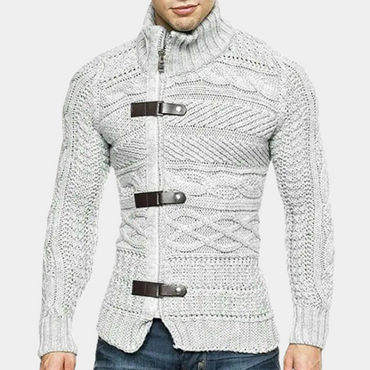 Pull col roulé homme – Pull classique en laine doux et chaud pour l'hiver