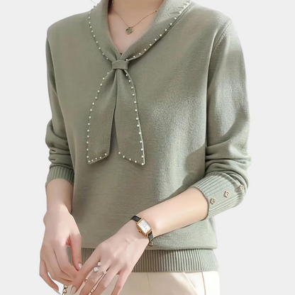 Pull élégant femme – Pull en laine doux, coupe moderne et chic pour l'hiver