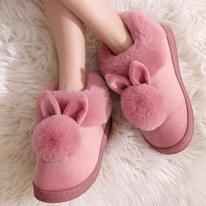 Chaussons élégants femmes – Chaussons chauds en laine pour intérieur confortablement chic