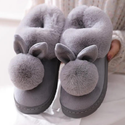 Chaussons élégants femmes – Chaussons chauds en laine pour intérieur confortablement chic