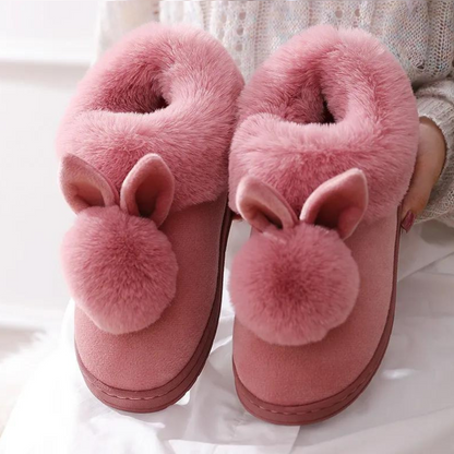 Chaussons élégants femmes – Chaussons chauds en laine pour intérieur confortablement chic