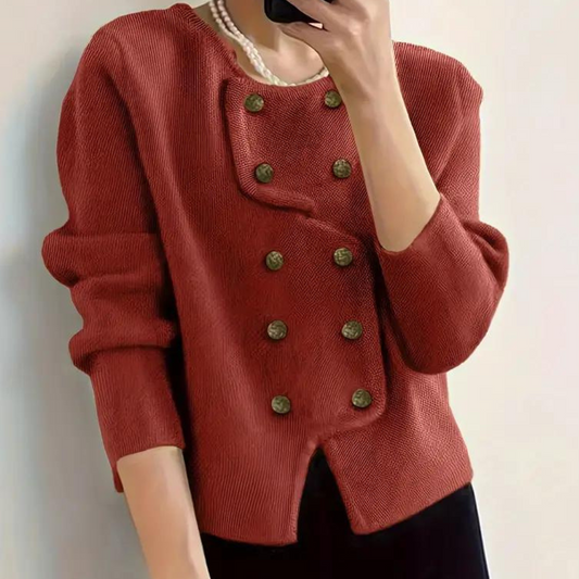 Veste en tricot femme – Pull confortable en laine doux et élégant