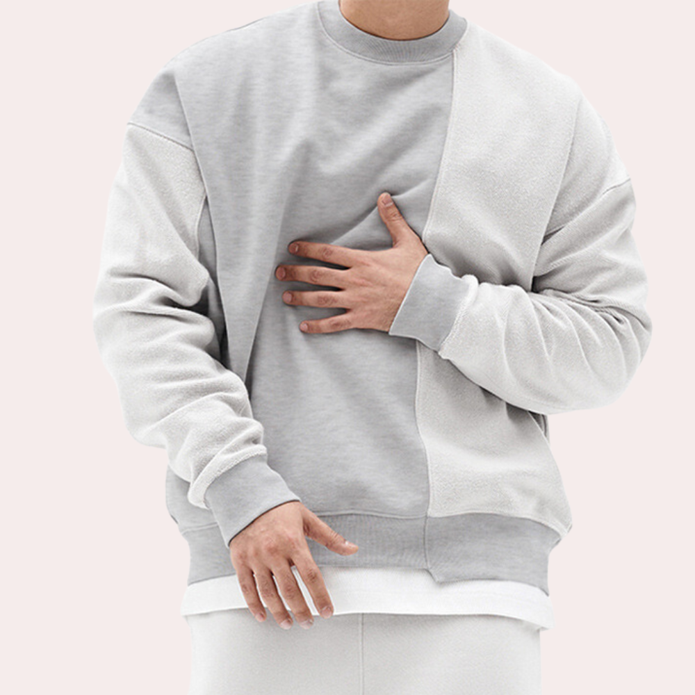 Pull décontracté homme – Sweatshirt confortable en coton pour style casual