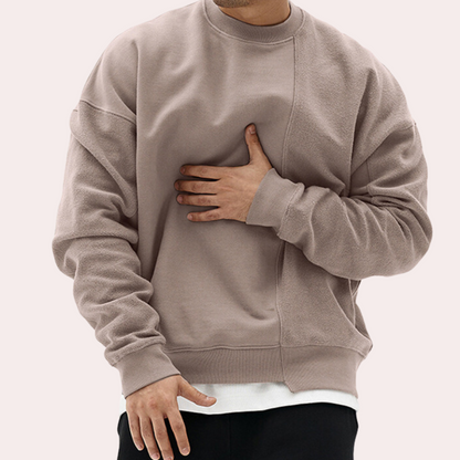 Pull décontracté homme – Sweatshirt confortable en coton pour style casual