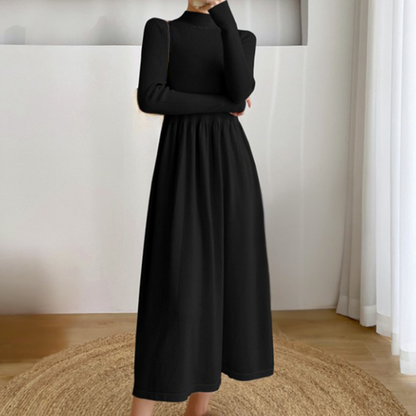 Robe d'hiver femme – Robe tricotée élégante et chaude pour saison froide