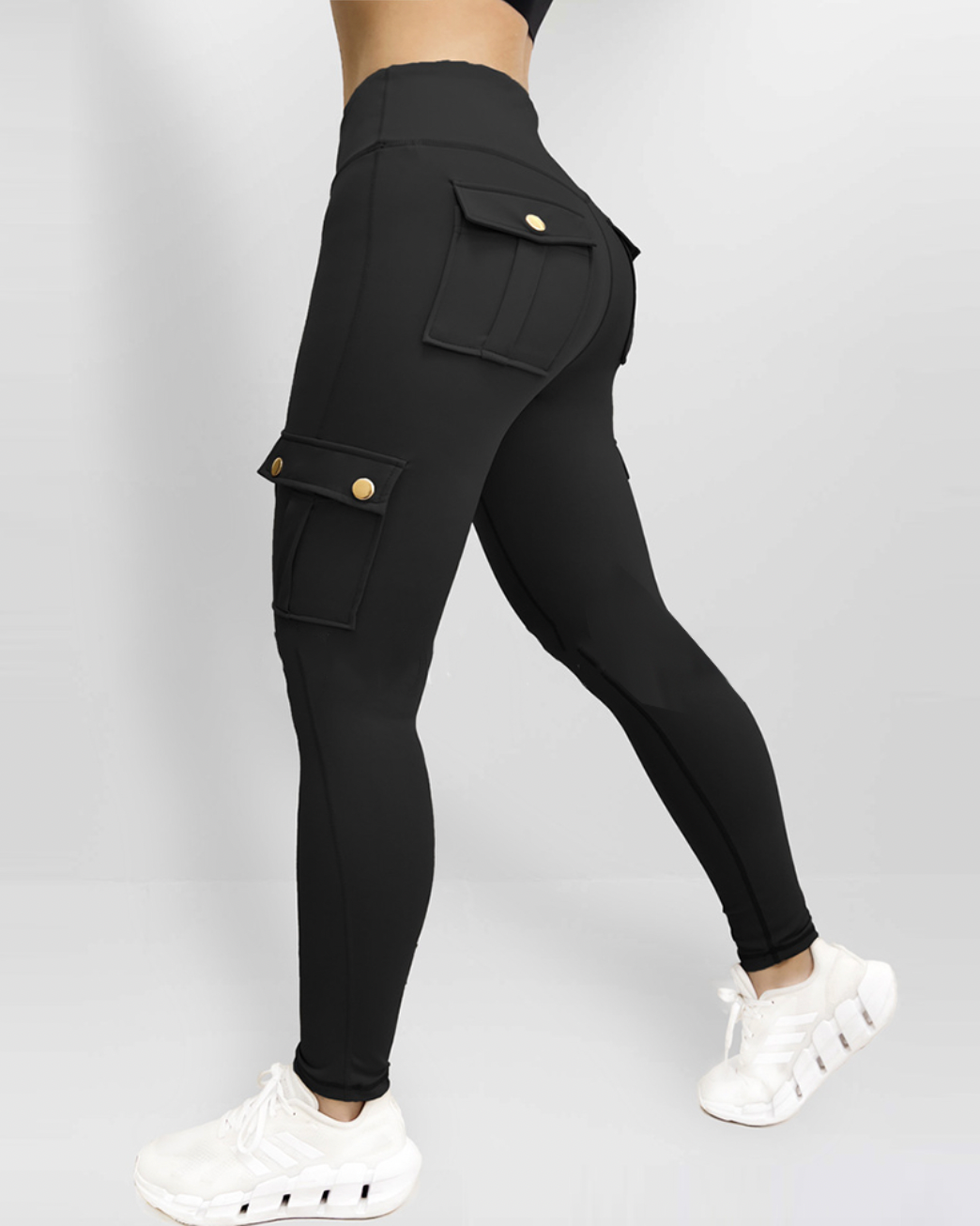 Pantalon actif élégant femme – Pantalon de sport chic en tissu respirant et confortable